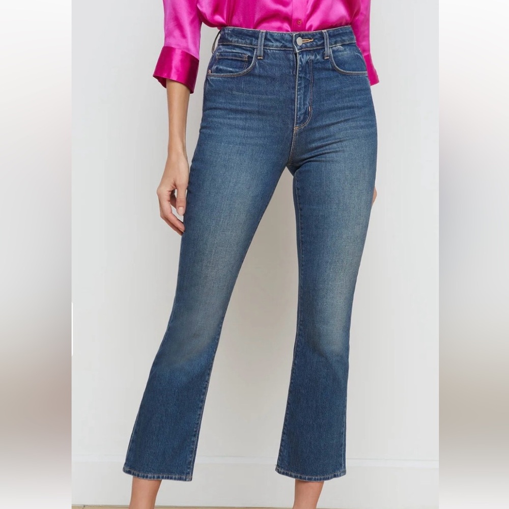 L’AGENCE Mira high rise cropped jeans
